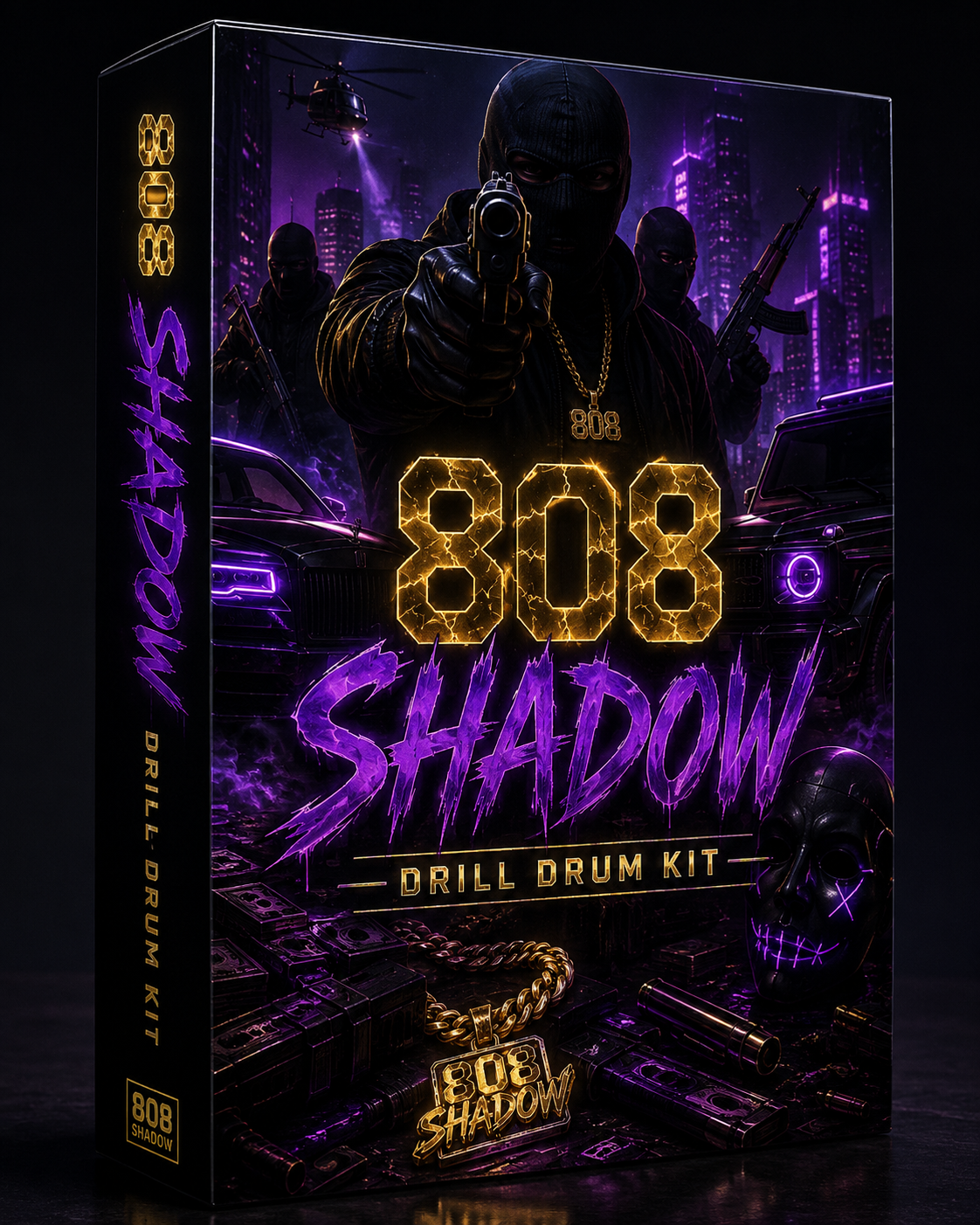 808SHADOW HARD DRILL DRUM KIT VOL1